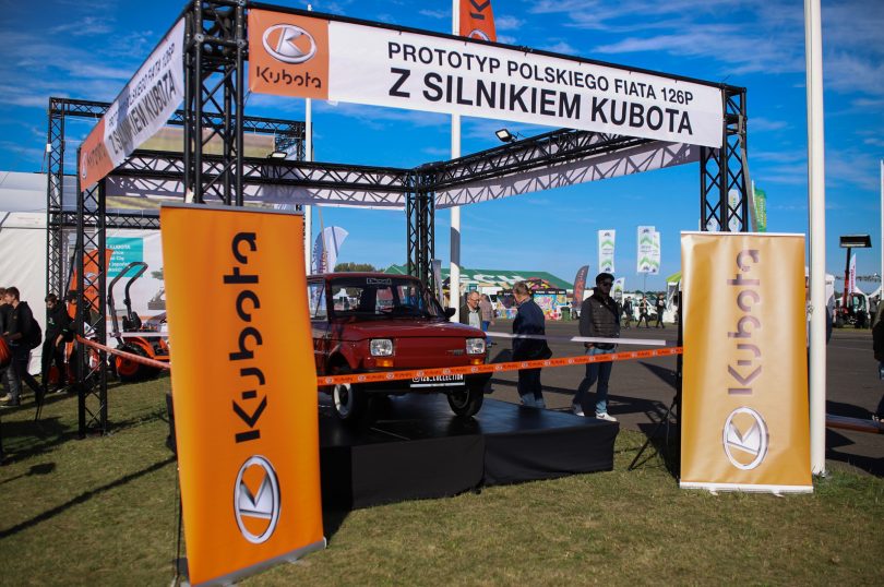 Prototyp Fiata 126p z silnikiem diesla od Kuboty