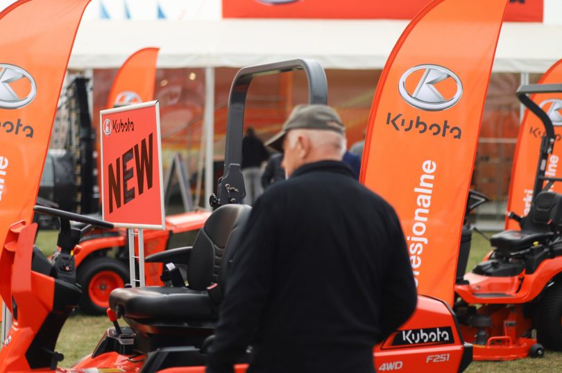 Goście targów licznie odwiedzali stoisko Kubota